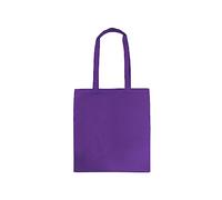 Ecoduka® Coloured Reusable Cotton Tote Bag, Sustainable, UK Stocked Cotton Shopping Bag | 1, 5,10, 50 Pack (Purple, 1 Pack)