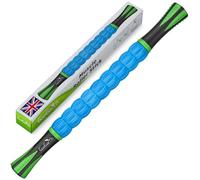 EcoEarth - Muscle Roller Stick - 17”x1.5”, Blue, 1 PK - Lymphatic Drainage Massager for Arm, Shoulder, Back & Leg - Myofascial Release Personal Handheld Massagers - Trigger Point Fascia Massage Tool