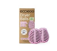 Ecoegg Dryer Egg | Reduces Drying Time | Tumble Dryer Balls replacement | Freshens and Softens Clothes | Hypoallergenic | Spring Blossom | 2 Eggs | 4 fragrance sticks