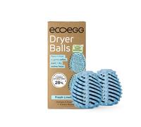 Ecoegg Dryer Balls | Fresh Linen | Reduces Drying Time | Tumble Dryer Balls Replacement | Freshens and Softens Clothes | Hypoallergenic | 2 Eggs | Scent Boosters
