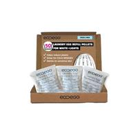 Ecoegg Laundry Egg Refills for Whites + Lights | 4in1 Replacement for detergent, softener, oxi power + stain remover | Non bio | Sensitive Skin | 50 Washes | Fresh Linen