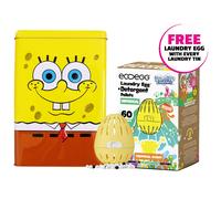 ecoegg Laundry Egg - Tropical Burst Bio - 60 Washes with Free SpongeBob Storage Tin