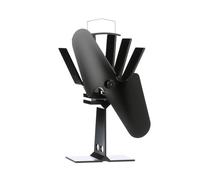 Ecofan 800CAXBX Heat Powered Wood Stove Fan, Black, Bilingual