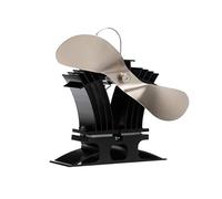 Ecofan 806EUKBX Heat Powered Wood Stove Fan, Nickel, Multilingual