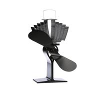 Ecofan 812AMXBX Heat Powered Wood Stove Fan, Black, Bilingual