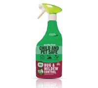 Ecofective Bug And Mildew Plant Control 1 Liter Ready To Use Spray For Natural Pest And Powdery Mildew Control