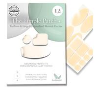 EcoFeminii The Pimple Patch - Medium & Large Hydrocolloid Spot Patches (12 Count) - Overnight Spot Stickers for Face & Skin, Absorbing Cover for Impurities