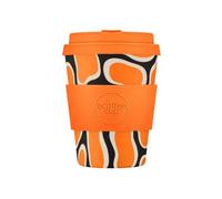 Ecoffee Cup 12Oz 350Ml Reusable Eco-Friendly 100% Plant Based Coffee Cup With Silicone Lid & Sleeve, No To Nooptlets
