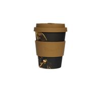 Ecoffee Cup 12Oz 350Ml Van Gogh Design Reusable Eco-Friendly 100% Plant Based Coffee Cup With Silicone Lid & Sleeve, Skull