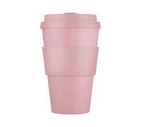Ecoffee Cup 14oz 400ml Reusable Eco-Friendly 100% Plant Based Coffee Cup with Silicone Lid & Sleeve - Melamine Free & Biodegradable Dishwasher/Microwave Safe Travel Mug, Local Fluff