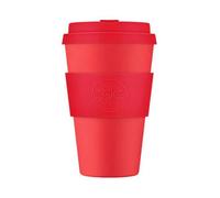 Ecoffee Cup 14oz 400ml Reusable Eco-Friendly 100% Plant Based Coffee Cup with Silicone Lid & Sleeve - Melamine Free & Biodegradable Dishwasher/Microwave Safe Travel Mug, Meridian Gate