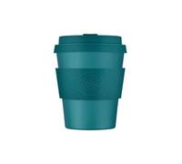 Ecoffee Cup 8oz 240ml Reusable Eco-Friendly 100% Plant Based Coffee Cup with Silicone Lid & Sleeve - Melamine Free & Biodegradable Dishwasher/Microwave Safe Travel Mug, Bay of Fires