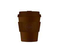 Ecoffee Cup 8oz 240ml Reusable Eco-Friendly 100% Plant Based Coffee Cup with Silicone Lid & Sleeve - Melamine Free & Biodegradable Dishwasher/Microwave Safe Travel Mug (Spooky Action at A Distance)