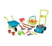 Ecoffier 3 in 1 Garden Activity Toy Super Pack with Wheel Barrow