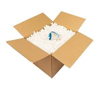 Ecoflo 3 Cubic Feet Box with 10 Fragile Stickers Card Biodegradable Packing Peanuts Void Loose Fill Protective Packaging Filler