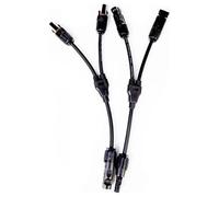 Ecoflow Solar Mc4 Parallel Connection 30 Cm Charger Cable Black