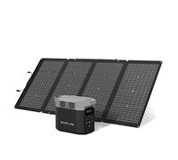 EcoFlow DELTA 2 & 220W Solar Panel Solar Generator Bundle with 1-3kWh Expandable Capacity, LFP Battery, Fast Charging, Portable Power Station for Home Backup Power, Camping & RVs
