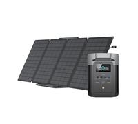 EcoFlow DELTA 2 Portable Power Station with 110W Solar Panel, 1-3kWh Expandable Capacity, LFP Battery, Fast Charging, Solar Generator for Backup Power, Camping & RVs