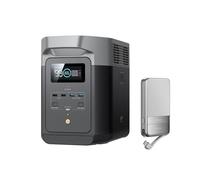 EcoFlow DELTA 2 Portable Power Station with Magnetic Power Bank 5000mAh, 1-3kWh Expandable Capacity, LFP Battery, Fast Charging, Solar Generator for Home Backup Power, Camping & RVs