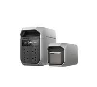 EcoFlow DELTA 3 Plus Portable Power Station with Extra Battery, 2 kWh Capacity, Expandable Backup Power Supply for Camping, Home Emergencies and Motorhomes