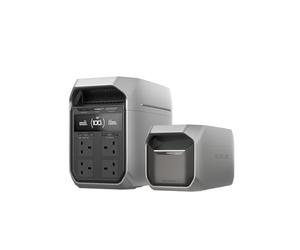 EcoFlow DELTA 3 Plus Portable Power Station with Extra Battery, 2 kWh Capacity, Expandable Backup Power Supply for Camping, Home Emergencies and Motorhomes
