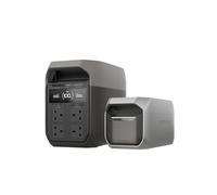 EcoFlow DELTA 3 Portable Power Station with Extra Battery, 2 kWh Capacity, Expandable Backup Power Supply for Camping, Home Emergencies and Motorhomes