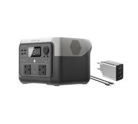 ECOFLOW Portable Power Station RIVER 2 MAX with 65W Charger, 512Wh LiFeP04 Battery/ 1 Hour Fast Charging, Up To 1000W Output, Solar Generator for Outdoor Camping/RVs/Home Use