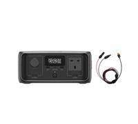 ECOFLOW Portable Power Station RIVER 3 with XT60i Cable, 245Wh LFP Battery, Up to 600W Output, 2× Runtime With GaN, <20 ms UPS, 30% More Compact Solar Generator for Outdoors, Camping, Vans