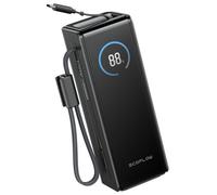 Ecoflow Rapid Powerbank, Black, 25,000 mAh, 170 W Multi-Port, 100 W Single Port, einziehbares USB-C Kabel 65 cm (EF-RAPID25K100W-B-EU)