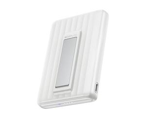 EcoFlow RAPID Mag Power Bank (10,000mAh, 7.5W, Magnetic Charging), Wireless Portable Charger, 30W Charging w/USB-C, 30W Recharging, For iPhone 16/15/14/13/12, AirPods Wireless Charging Case, White