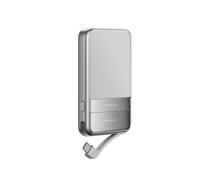 Ecoflow Magnetic Power Bank 5000mAh, Wireless Portable Charger, 30W (Silver)