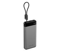 EcoFlow Rapid Powerbank 20,000mAh 45W with a 25cm integrated cable | PPS, 25cm retractable cable, X-Guard safety technology, 1x USB-C + 1x USB-A, for travel, iPhone, Galaxy