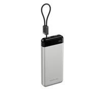 EcoFlow Rapid Powerbank 20,000mAh 45W with a 25cm integrated cable | PPS, 25cm retractable cable, X-Guard safety technology, 1x USB-C + 1x USB-A, for travel, iPhone, Galaxy