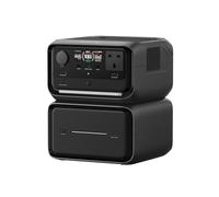 EcoFlow RIVER 3 Max Plus (RIVER 3 Plus&EB600) Portable Power Station - 858Wh LFP Battery, 1200W Output, <10 ms UPS, Wireless Connection, Solar Generator for Camping & RV