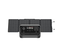 ECOFLOW RIVER 3 Plus Portable Power Station & 110W Solar Panel, 286Wh LFP Battery, Up to 1200W Output, 16 Hr+ Runtime For 100W Appliances, Expandable to 858Wh, Solar Generator for Outdoor, Camping, RV