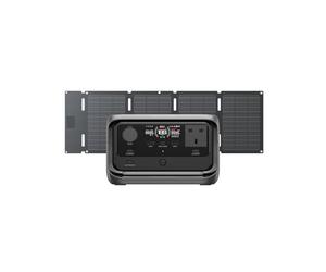 EcoFlow RIVER 3 Plus Portable Power Station with 45W Solar Panel, 286Wh LFP Battery, 1200W Output, 16 Hours Runtime for Appliances <100W, Solar Generator for Outdoor, Camping, RV
