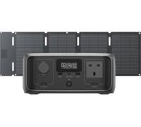 ECOFLOW River 3 UPS & 45 W USB Type-C Portable Solar Panel, Black