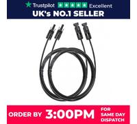 Ecoflow Mc4 Solar Extension 3 M Charger Cable Black