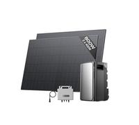ECOFLOW STREAM Balcony Power Station with Memory AC Pro, 1.92 kWh Solar Storage, 800 W Micro Inverter, 2 × 400 W PV Solar Panels, Expandable up to 21 kWh, Plug & Play, IP65, TOU & KI Control