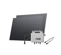 ECOFLOW STREAM Balcony Solar System, 800W Micro Inverter, 2 × 450W PV Solar Panels with 2*Bracket-Lattice Balcony, Smart Grid-Feed Inverter with Wi-Fi & App Control for Any Balcony