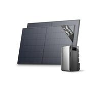 EcoFlow STREAM Ultra 1.92kWh Balcony Power Plant & 2*520W Solar Panel, Plug & Play, 2.8KW Solar Input-4 MPPT, 2 AC Ports, 800W Micro Inverter, 21kWh Expandable, 6K-Cycle LFP Battery, AI Smart Control