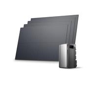 EcoFlow STREAM Ultra 1.92kWh Balcony Power Plant & 4 * 450W Solar Panel, 2.8KW Solar Input-4 MPPT, 2 AC Ports, 800W Micro Inverter, 21kWh Expandable, 6K-Cycle LFP Battery, AI Smart Control