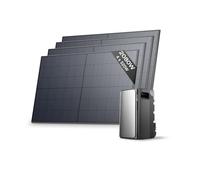 EcoFlow STREAM Ultra 1.92kWh Balcony Power Plant & 4*520W Solar Panel, Plug & Play, 2.8KW Solar Input-4 MPPT, 2 AC Ports, 800W Micro Inverter, 21kWh Expandable, 6K-Cycle LFP Battery, AI Smart Control