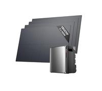 EcoFlow STREAM Ultra X 1.92kWh Balcony Power Plantwith 1800W Plug-in Solar Panel Kits, 2800W Solar Input, 1200W Dual AC Ports, 800W Micro Inverter, Expandable to 21kWh, 6000-Cycle LFP Battery, AI