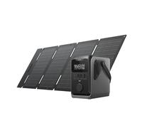 ECOFLOW Trail 300 DC Portable Power Station with 45W Panel, 288Wh Ultra-light LiFePO4 Battery Bank, 300W Generator, Fast Charge, 5 Output Port, Drop-Proof, Solar/Car Input, 0 Noise for Camping