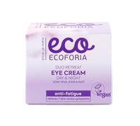 ECOFORIA 100155 Duo Retrear Eye Cream Dia Y Noche 50ml for adults, designed for hydration, nourishment and skin care, 50ml