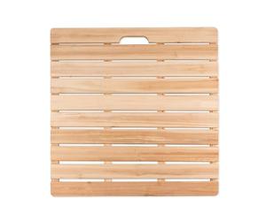 EcoFriendly Bamboo Bath MatWaterproof NonSlip Shower Pad for Bathroom & KitchenQuickDry Sustainable Home Décor