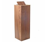 EcoFriendly Outdoor Wooden Trash CanDurable Recycling Waste Container for Office & Restaurant Garbage SolutionsStylish & Functional Waste Management