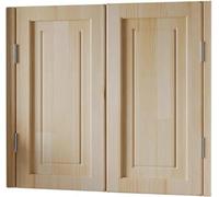 EcoFriendly Retro Woodwing Doors for Indoor/Outdoor UseSa SLE Cafe Bar Partit Ideal for Entrance Balcony Bathroom Pantry (W85cm x H90cm)