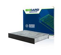 ECOGARD XC10619C Premium Cabin Air Filter with Activated Carbon Odor Eliminator and HEPA Replacement Fits Fiat 500X 2017-2019, 500L 2014-2019 | Jeep Renegade 2015-2019, Compass 2019